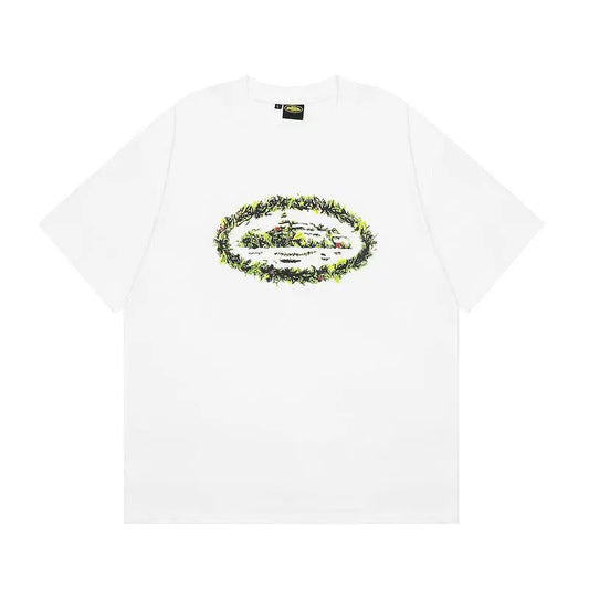Corteiz Alcatraz Grass Tee 'White'