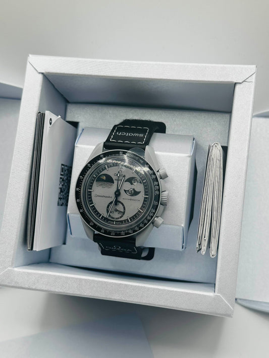 Swatch x Omega Bioceramic Moonswatch Mission to Earthphase