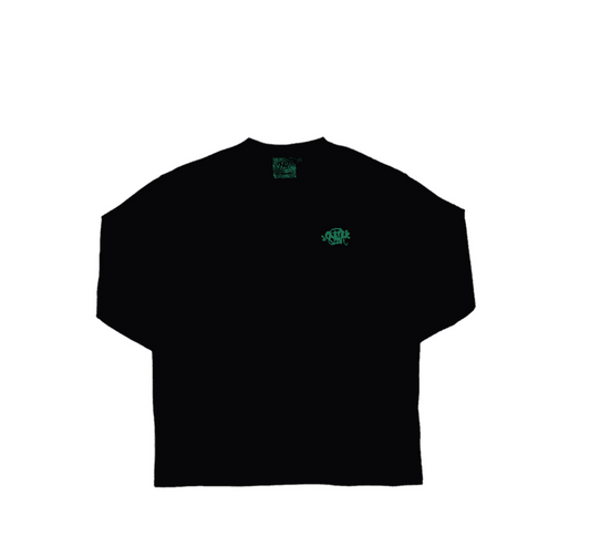 Syna World Synarchy Long Sleeve T-Shirt 'Black Green'
