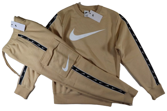 Men's Nike Tape Fleece Hoodie & Joggers Tracksuit